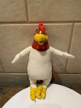 Vintage Foghorn Leghorn Rooster Plush 9" Warner Bros.